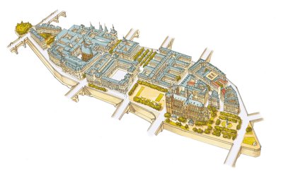 Ile-de-la-Cite, Paris, France by Fernando Aznar Cenamor